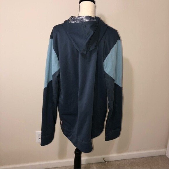 Mens Under Armour Combine Training Hoodie Blue 2XL Unisex - Picture 7 of 11